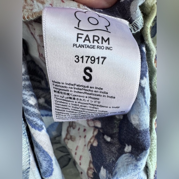 New FARM Rio Ocean Tapestry Maxi Dress Sz: Small $325 - Picture 10 of 10